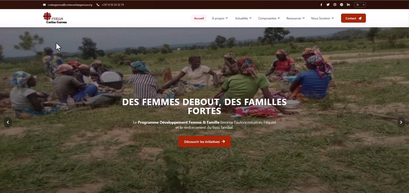 Site Codas Caritas Garoua